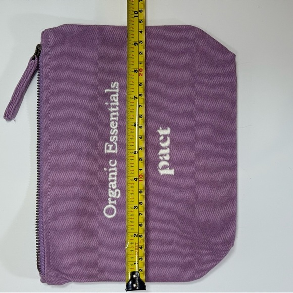 Pact Lavender Zipper Pouch NWOT - Picture 2 of 5